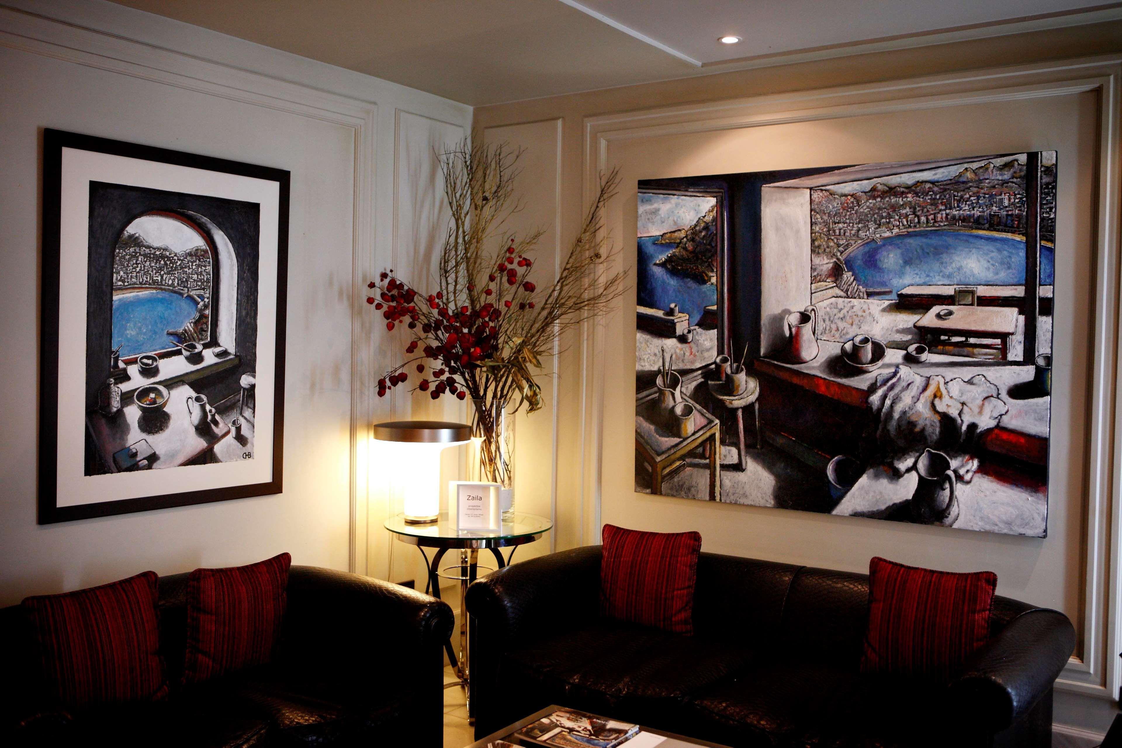 Hotel Lopez De Haro Bilbao Exterior photo Interior of the restaurant